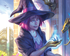 A witch from It's Only Magic (c) 2024 Monte Cook Games