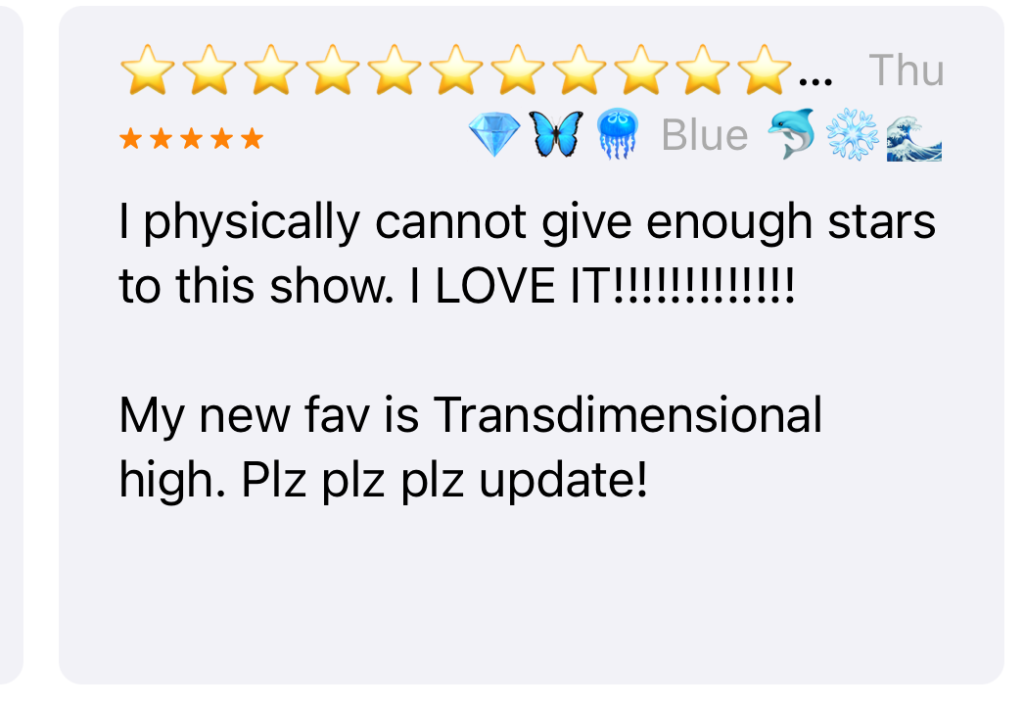 A review of Transdimensional High podcast