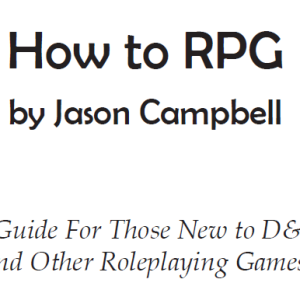 How to RPG cover