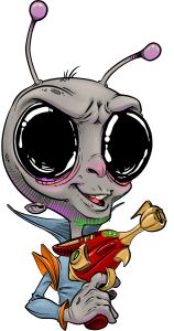 Grey alien illustration by Tara Quinn
https://www.drivethrurpg.com/en/product/494686/science-fiction-stock-art-illustrations-by-tara-quinn