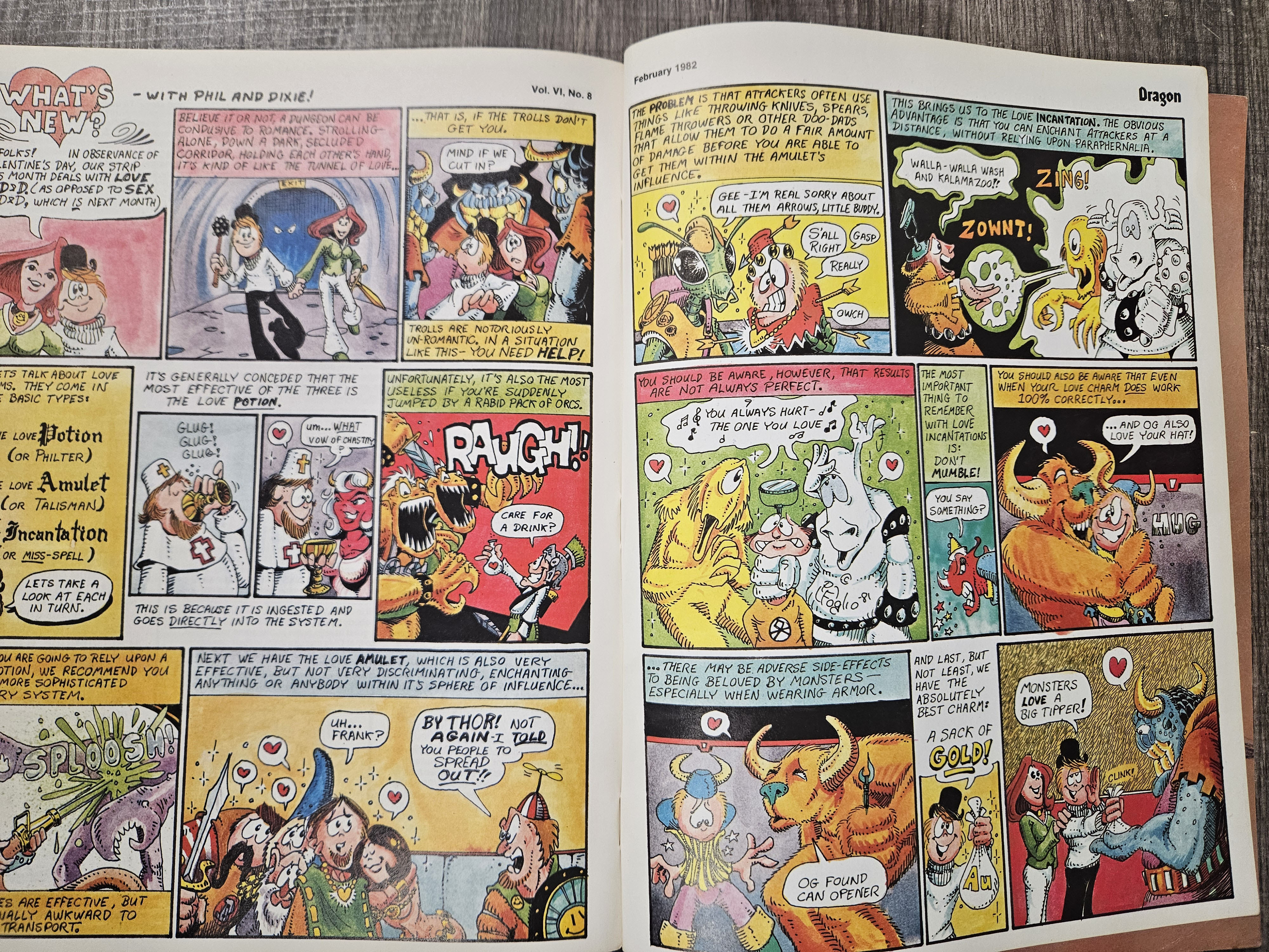 Comics from Dragon Magazine #58