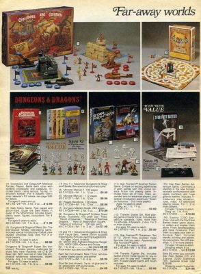 Image from the games section of the 1983 Sears catalog. https://grognardia.blogspot.com/2011/02/past-is-foreign-country-take-two.html