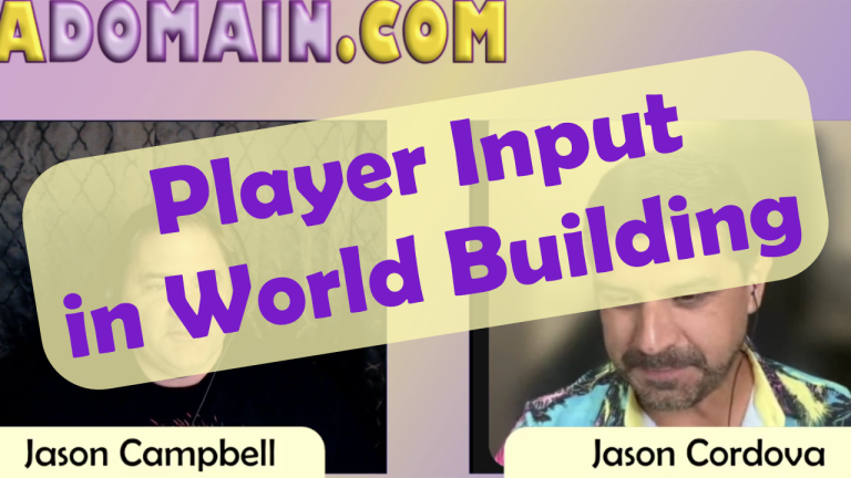 The Shadomain Show - Player Input in World Building